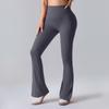 Pantalones de yoga con estampado de melocotón para mujer, de cintura alta, ajustados y de pierna ancha, de secado rápido, para correr y hacer deporte.
