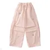 Pantalones de pierna ancha florales elegantes de verano para niñas, nuevo modelo 2026 para niños mayores, falda larga informal holgada, tendencia de pantalones de pierna ancha a la moda
