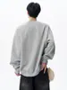 Sudadera con Diseño de Cremallera Americana Cuello Redondo para Hombre Otoño Moda Calle Alta Marca Deportiva Top Base Retro Holgado Chaqueta de Pareja