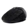 Chapéu de Inverno para Homens de Meia-Idade e Idosos, Proteção Quente para Ouvidos, Boné Forward Engrossado para Vovô, Pai, Velho, Boné de Baseball de Algodão