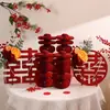 Adornos de Bola de Panal con Caracteres de Doble Felicidad para Decoración de Habitación de Boda, Decoraciones de Mesa de Compromiso y Colección de Artículos de Boda 3D de Doble Felicidad