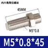 Cilindro de Deslizamiento Sin Vástago Piezas Ajuste de Posicionamiento Ajuste de Tornillo Límite Amortiguador M5M8M10M12M14M20