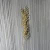 Flores de Plástico para Boda, Flores Doradas, Decoración de Hotel para Boda, Cubo de Bendición de Año Nuevo, Arreglo Floral de Frutos de Acebo, Venta Directa de Fábrica