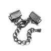 Acessórios para Joias Artesanais DIY Fecho Lagosta Corrente Extensora Corrente de Cauda Terminal de Cordão Gota D'água Fecho de Crimpagem Capa de Nó