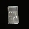 Caja de Embalaje Blíster para Uñas con Forma de Almendra, Caja de Almacenamiento de Plástico para Uñas Cuadrada Forma de Gota de Agua, Caja de Embalaje Exterior para Uñas Portátiles, Fabricante Mayorista en Stock
