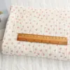 Tela de Algodón con Estampado de Leopardo de Doble Capa de Gasa Crepé para Pijamas Infantiles y Mantas