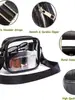 Bolsa Transparente de PVC para Ombro Amazon Cross-Border, Porta-Moedas de Praia Portátil à Prova d'Água, Bolsa Multifuncional para Documentos e Armazenamento