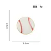 Nuevo Broche Creativo de Pelota Deportiva Forma de Fútbol Voleibol Béisbol Baloncesto Accesorios para Ropa Insignia de Aleación Esmaltada Goteo de Aceite
