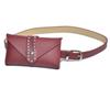 Coreano - estilo novo elegante pessoas cintura bolsa cinto all-match tridimensional rebite embutimento saco cinto das mulheres satchel cinto