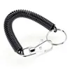 Llavero de cordón de resorte de plástico, resorte de cordón de teléfono, cordón colorido anti-pérdida, cordón elástico retráctil, cordón para teléfono móvil, llavero