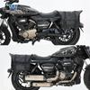 Muscle car Lobo adequado para MOTOFINO pony 300 bolsa lateral bolsa lateral retro caixa lateral modificação bolsa para capacete rack de liberação rápida