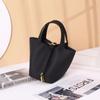 Bolsa 2023 Nuevo Estilo Cesta de Verduras Bolso de Mujer Bolso Cubo de Piel Genuina Bolso de Mano de Nicho de Alta Gama Bolso para Madre Bolso de Novia para Boda