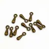 Pingente Mini Liga Dourado Longo Gota d'Água Mais Bola Redonda Gota d'Água Colar Pulseira Corrente de Extensão Pingente Pequeno Joias DIY