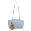 Tendencia transfronteriza bolso de cubo de mano fresco para mujer 2026 otoño nuevo lunares bloques de color bolso de un solo hombro bolso para el hombro para el trabajo