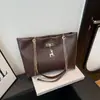 2026 Principios de Primavera Nuevo Vintage Tejido Gran Capacidad Gama Alta Elegante Versátil Bolso de Hombro Tote Cruzado