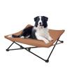 Cama Dobrável para Pet Cama Fresca Respirável de Verão Estrutura de Ferro Cama Elevada Removível Cão Pequeno Médio e Cama para Exército de Cães