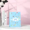 Sacola de Presente para o Dia das Crianças Saco de Papel Kraft Desenho Animado Sacola para Levar Sacola de Embalagem para Presente de Festa Bolsa de Mão