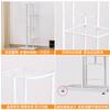 Cross-border exclusivo Solno Flower Rack 5 andares 6-Basin Indoor Household Balcony Rack Ferro de Estar Sala de Estar Simples Suspenso Rosa Verde