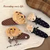 2026 Nuevo Lindo Peluche Oso Pequeño Muñeco Pinza para el Cabello Girly Dulce Pinza para Flequillo Versátil Pinza para Cabello Suelto Pasador Adorno para el Cabello
