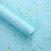 Piedra Papel Tijera de Agua, Papel con Patrón de Piedra Hecho a Mano Gota de Agua, Papel Plisado Texturizado, Empaque de Flores, Material de Envoltura Floral Desgarrable a Mano para Ramo