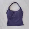 Chaleco de Yoga Ajustado Cruzado con Cuello Halter, Nuevo Chaleco Deportivo de Secado Rápido y Alta Elasticidad, Top Versátil Casual Ajustado