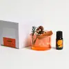 Taza de Vidrio Aromaterapia Aceite Esencial Regalo Creativo para Dormitorio, Aromaterapia sin Llama para una Sensación de Dormitorio de Alta Gama