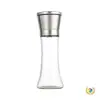 Molino Acero Inoxidable Botella de Molienda Manual Botella de Vidrio para Condimentos Caseros Molinillo de Pimienta Suministros de Cocina Condimento