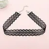 Corea del Sur Collar de Encaje Moda Femenina Personalidad Sencilla Versátil Hueco Encaje Collar Cadena de Collar Accesorios Explosivos Europeos y Americanos