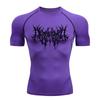 Playera Deportiva Y2K Capa Base para Correr Entrenamiento de Gimnasio Ropa de Secado Rápido para Hombre Body Elástico Transpirable que Absorbe el Sudor