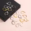 Ganchos Franceses para Orejas de Primavera, Clips para Orejas, Hebillas para Orejas, Accesorios de Joyería para Pendientes DIY, Ganchos Franceses para Orejas en Forma de D, Modernos y Sencillos