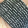 Espaçador Cilíndrico para Roupas 4x4mm Contas Tubo de Vidro 103 Peças/Tira Sete Cores Disponíveis