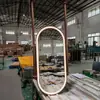 Lámpara Colgante de Lujo Nórdico Espejo Ovalado para Baño Luz Emisora Colgada del Techo Espejo Iluminado Hotel B&B Espejo Colgante para Maquillaje de Baño