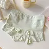 Cuecas Boxer Estilo Novo para Meninas, Algodão Puro, Tamanho Grande, Confortáveis, Respiráveis, Finas para o Verão, Cintura Média, Simples, Cobrem o Quadril, Cuecas Boxer Femininas
