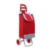 Carrito de Compras Plegable con Logo Personalizado Ruedas para Subir Escaleras Portátil Gran Capacidad Resistente Duradero Carrito con Barra de Tracción para Puesto Carrito de Comestibles