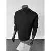 Sudadera de algodón Mamba de peso pesado con patchwork deconstruido para hombre, adecuada para otoño, se puede usar como capa exterior o como capa interior, top holgado y casual