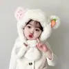Gorro de Bebé Otoño e Invierno Lindo Cordero Bebé Felpa Protección de Orejas Gorro Cálido y Grueso de Punto para Niños y Niñas Invierno