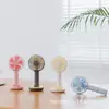 2019 mini ventilador portátil para teléfono móvil soporte simple ventilador de escritorio de bambú ventilador de carga USB de mano