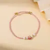 Pulseras de Cuerda Coloridas para el Festival de Mediados de Otoño en Varios Estilos, Pulseras Tejidas Ajustables Hechas a Mano con DIY para Hombres y Mujeres