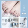 Fábrica de arte para uñas venta caliente uña del pie personalizada uña uña uña uña parche para uñas ultra-delgado desmontable portátil uñas postizas
