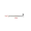 Marcador Galvanizado em L para Ponto de Observação de Assentamento Marca de Observação de Assentamento Marca de Assentamento Prego de Topografia