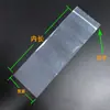 Fabricantes produzem bolsa pequena transparente saco auto-selante de plástico PE tamanho A4 saco de plástico saco longo de plástico PE selado com fecho de osso