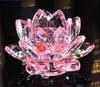 Adornos para Coche Flor de Loto de Cristal Adornos para el Hogar Candelabro Buda Suministros para Trabajadores Escritorio de Oficina Armario de Joyas Decoración Artefactos Pequeños