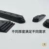 Suporte de Ângulo em Aço Inoxidável Preto 90 Graus Suporte de Ângulo de Ferro para Fixação em Ângulo Reto Peça de Conexão para Placa de Móveis de Ferro Angular em L