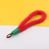 Lanyard de Felpa Corto de Colores para Teléfono Móvil Llavero de Muñeca de Caja Sorpresa para Taza de Agua Joyería Accesorios Pequeños