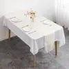 Suministro de Fábrica Camino de Mesa de Satén Satén Borde de Bloqueo de Alta Densidad Decoración de Boda Mantel de Satén Camino de Mesa Europeo de Satén Dorado