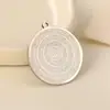 Colgante Auténtico del Mantra del Tesoro de la Lluvia Atractor de Fortuna, Colgante del Sutra del Tesoro de la Lluvia, Colgante Portátil del Sutra Dharani del Tesoro de la Lluvia, Colgante Amuleto para Hombres y Mujeres