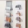 Organizador colgante de almacenamiento de bolsas de fábrica original, estante de almacenamiento para el hogar montado en la pared para armario y dormitorio