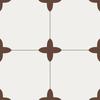 Crema Cuadrículas Cuadradas Azulejos Pequeños 400X400 Balcón Baño Azulejos de Piso Antideslizantes Todo-Cerámico Azulejos para Cocina de Restaurante