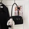 Bolsa Boston Casual de Mão para Mulheres 2025 Inverno Nova de Luxo Acessível Retrô Bolsa de Ombro Único Axila