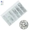 Venda Quente Transfronteiriça Cor para Nail Art Diamante para Nail Art Broca de Vidro com Fundo Plano Strass para Nail Art Acessórios de Joias DIY